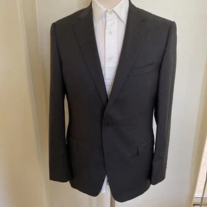 Samuelsohn Gray 41L Suit Flat Pants 34 X 33 Made In Canada Super 110 - Picture 1 of 13