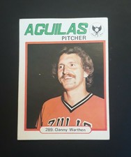1977-78 Venezuelan Winter League Sticker Danny Warthen #289