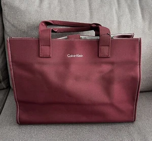 Borsa due manici Calvin Klein Bordeaux Shopping Bag - Foto 1 di 9