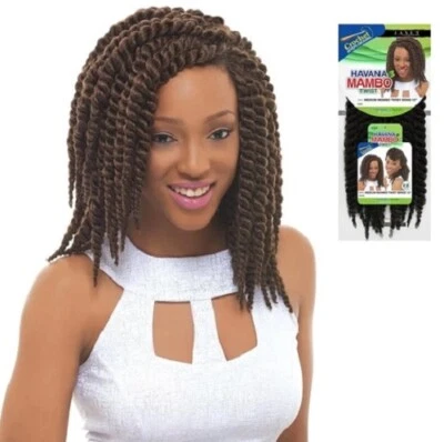 Janet Collection Synthetic Crochet Braiding Hair HAVANA MAMBO TWIST 12" - Image 1 of 3