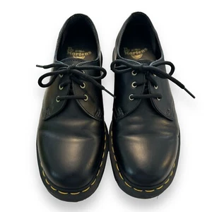 Dr. Martens 1461 Smooth Leather Snake Embroidered Shoes Black Men’s Size 7 - Picture 1 of 7