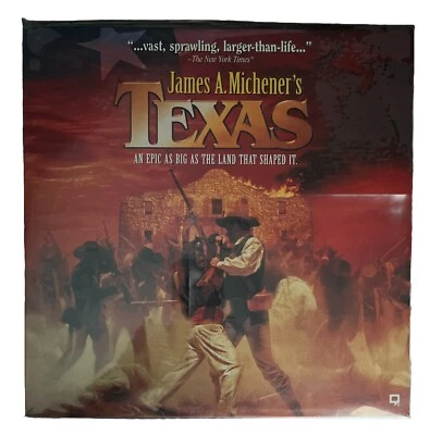 JAMES A. MICHENER’S TEXAS - Stacy Keach - LASERDISC - Like NEW - Image 1 of 2