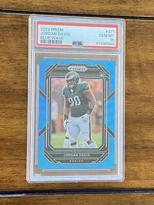 2022 prizm jordan davis Blue Wave /199 Psa 10 - Picture 1 of 2