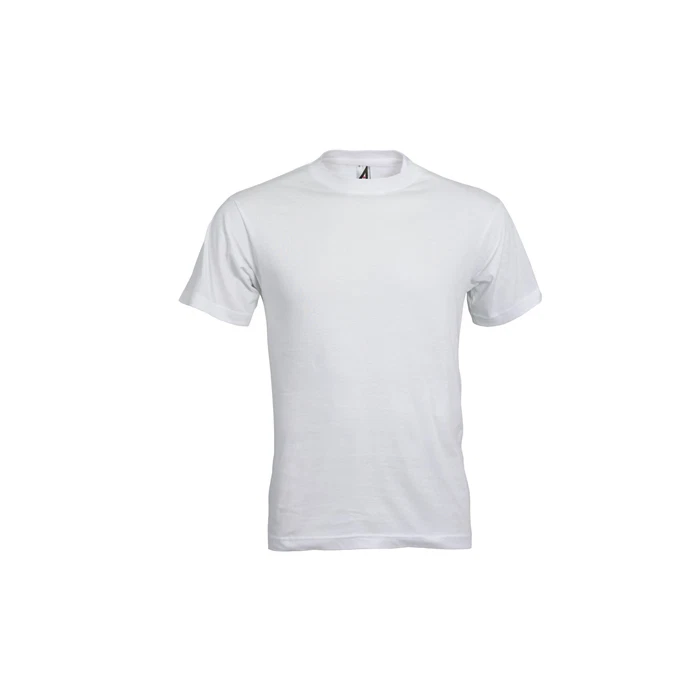 MAGLIETTA  T-SHIRT TSHIRT Maniche Corte UOMO DONNA  UNISEX  BIANCA BIANCO WHITE - Immagine 1 di 1