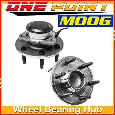 Par de cojinetes y bujes de rueda delantera Moog para Chevrolet Suburban 1500 2000-2006 6 tacos Foto 1 de 4