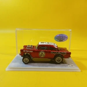 Hot Wheels 55 CHEVY BEL AIR GASSER Rojo LINKIN PARK (WANGSTAR CUSTOM) PILOTOS REALES - Imagen 1 de 15