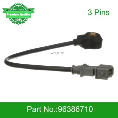 Knock Detonation Sensor For Chevrolet Aveo 04-18 Matiz 11-15 96386710 96253545 - Image 1 of 4