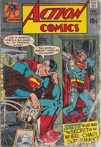 SUPERMAN- “Secret of the Wheel-Chair Superman” Action Comics #397 Feb 1971 POOR - Picture 1 of 3