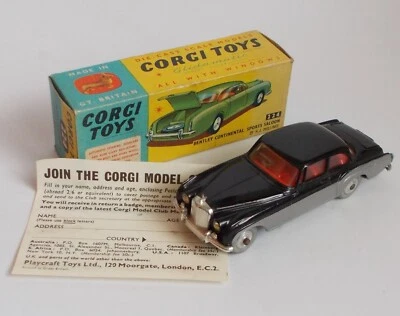 Corgi Toys - 224 - Bentley Continental Sports Saloon Mulliner - Immagine 1 di 4