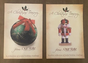 A Christmas Treasury from Our State (NC) Holiday Readings booklets Vol. 1 & 2 PB - Picture 1 of 12