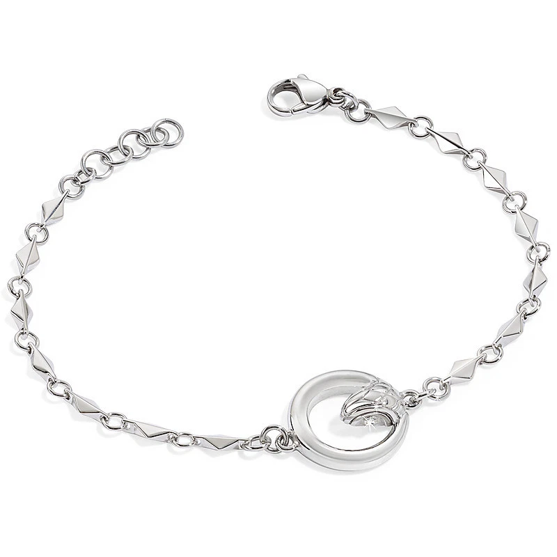 Just Cavalli, Armband Damen, Ladies, SCAAE13 Edelstahl Silber,19 CM,Minimal - Bild 1 von 1