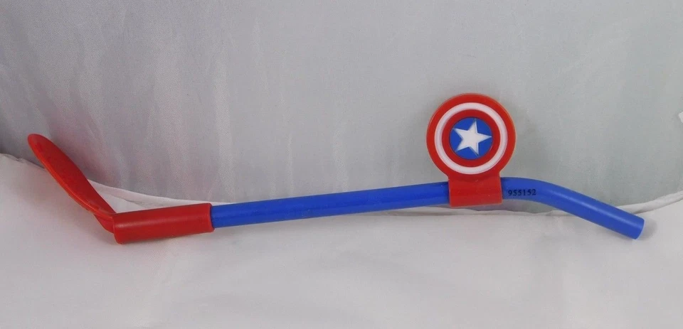 Marvel Universe Live - Captain America Souvenir Slushie Spoon Straw  - Image 1 of 3