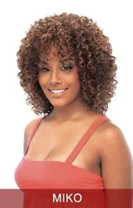 MIKO VANESSA WIG MEDIUM WIG BIG CULRY WIG SYNTHEIC WIG - Picture 1 of 54