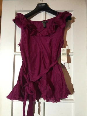 TOP de seda DKNY Foto 1 de 2