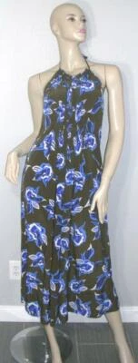 $498 Nuevo con etiquetas Mono Diane Von Furstenberg Tatiana Clermont Floral Halter 8 Foto 1 de 4