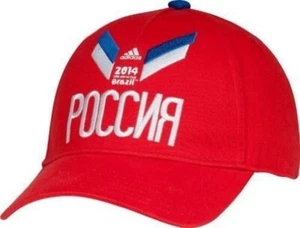 Russia Poccnr Red 2014 FIFA World Cup adidas Adjustable Strapback Hat/Cap - Picture 1 of 4
