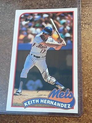 1989 Topps Baseball Talk Collection/LJN Toys # 48 Keith Hernandez - Image 1 of 2
