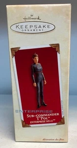 2003 Hallmark Star Trek Ornament Sub-Commander T'Pol Enterprise NX-01 NIB - Picture 1 of 2