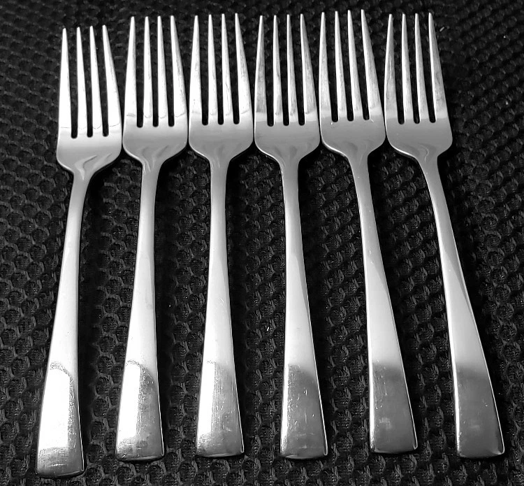 Lote de 6 tenedores de cena Gense Facette cubiertos de acero inoxidable H132 ENVÍO GRATUITO Foto 1 de 1