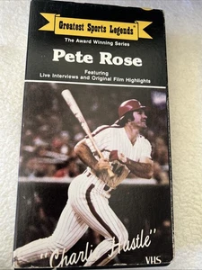 Greatest Sports Legends Video-PETE ROSE: Charlie Hustle-VHS-1985-Phillies/Reds - Picture 1 of 2