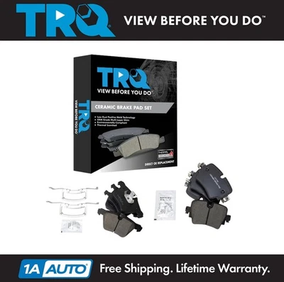 Pastillas de freno de cerámica TRQ para Jaguar XJ 2016-2019 Foto 1 de 4