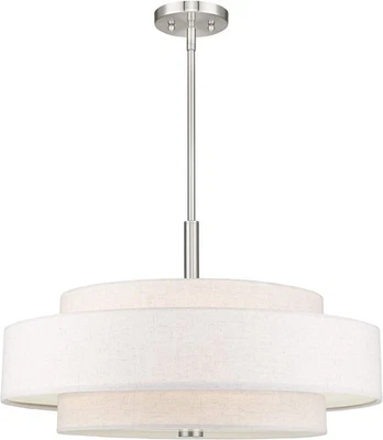 Livex Lighting 50875-91 Meridian Pendant Brushed Nickel - Image 1 of 3