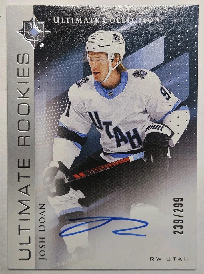 2024/25 Upper Deck Ultimate Rookies Josh Doan #/299 Utah Hockey Club - Image 1 of 1