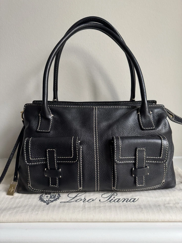 Loro Piana Handtasche in Schwarz - Bild 1 von 4