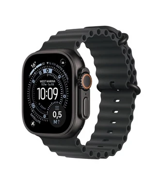 Applee Watch Ultra 3 Nero Con Cinturino Nero - Immagine 1 di 4