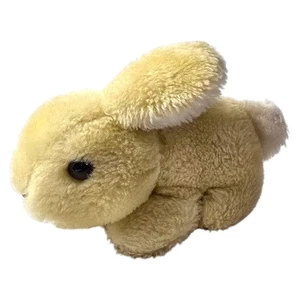 Vintage Dakin Plüsch Hase Kaninchen gelb beige 1978 Little Ground Nutshells 70er - Bild 1 von 10