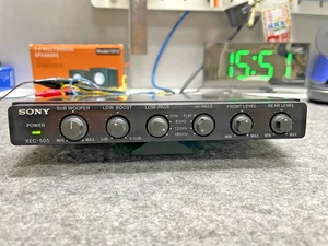 Vintage SONY XEC-505 Electronic Crossover Network HI-END CAR AUDIO XR-7600 XE-90 - Picture 1 of 14