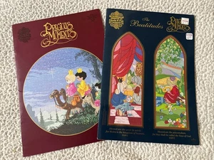 Vintage Precious Moments Kreuzstich Buch Gloria & Pat THE BEATITUDES Menge 2 - Bild 1 von 4