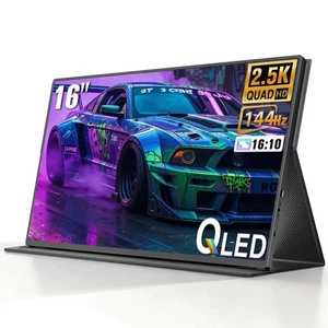 UPERFECT 16 Zoll 144Hz Tragbare Monitore 2K QHD Bildschirm Für Spiel Xbox PS 4 5 - Bild 1 von 12