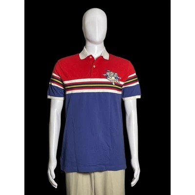 Camisa polo masculina color block Gucci e Disney The Three Little Pigs 2019 - Imagem 1 de 4