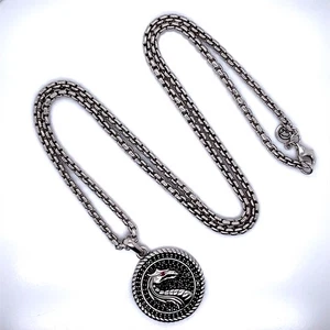 Effy Ruby Spinel Dragon Pendant Sterling Silver Necklace (DG7133654) - Picture 1 of 8