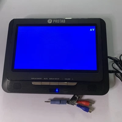 Protab 9" LCD Monitor RCA Composite Screen With Speakers - Image 1 of 4