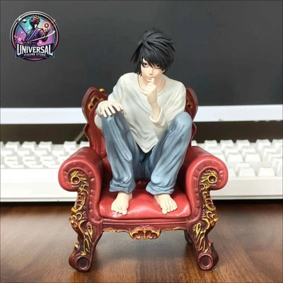 Death Note - L Action Figure - 15cm PVC Anime Statue - NUOVO - Da Collezione  - Immagine 1 di 4