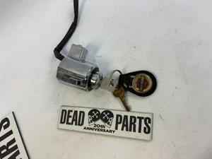 Interruptor de encendido Harley Sportster con llave carcasa cromada 883 1200 - Imagen 1 de 5