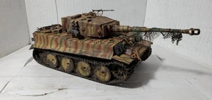 Pro-Built German WW2 Tiger I Ausf E 1/35 scale Armor Heavy Tank Model - Picture 1 of 9