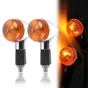2x Motorcycle Indicators for Kawasaki Vulcan VN 750 800 900 1500 1600 1700 2000 - Picture 1 of 10
