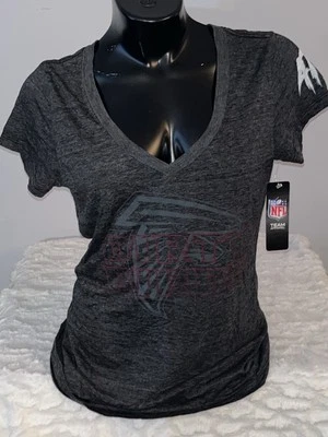 CAMISA ATLANTA FALCONS ATL MAJESTIC THREADS TRI MEZCLA CUELLO EN V MUJER GRANDE NUEVA CON ETIQUETAS Foto 1 de 3