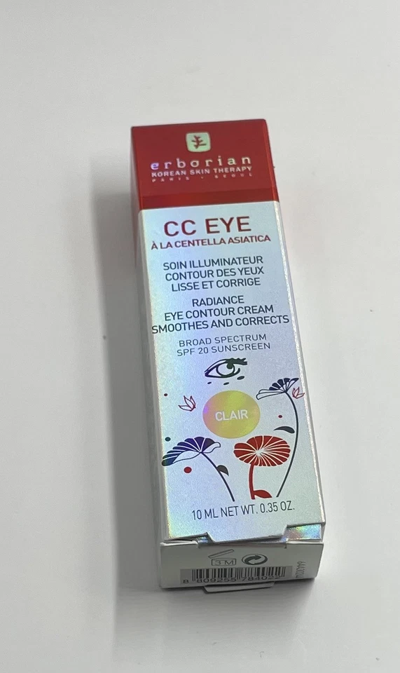 Erborian CC Eye Cream - SPF 20 Sunscreen Clair 10ml - Centella Asiatica JE - Image 1 of 1