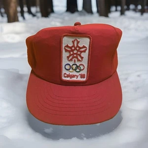 Vintage 1988 Calgary Winter Olympic Games one size SnapBack - Picture 1 of 2