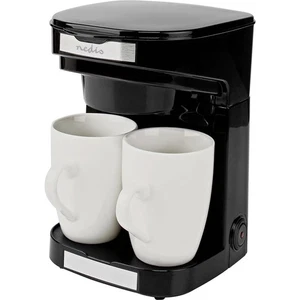 Nedis KACM140EBK Kaffeemaschine Schwarz  Fassungsvermögen Tassen=2 - Bild 1 von 15