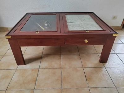 Table basse de marine en merisier - Félix Monge - Photo 1/4