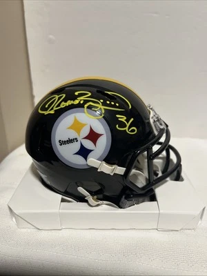 Minicasco autografiado por Jerome Bettis Steelers Foto 1 de 4