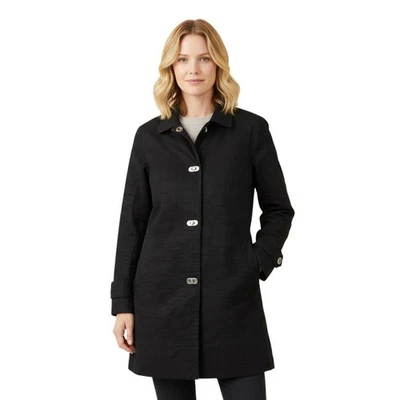 Gabardina de colección George ME Designs By Mark Eisen para mujer manga larga Y2K talla M 8/10 Foto 1 de 4