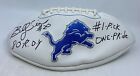 Detroit Lions Billy Sims Signed Logo Football " 80 ROY " AUTO BAS Hologram