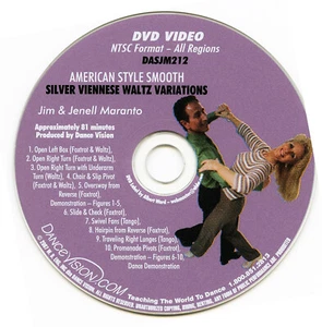  Viennese Waltz Variations, Silver,  DASJM212  Dance Vision DVD - Picture 1 of 1