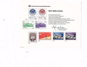 1985 tarjeta de recuerdo UN como nueva ILO - centro de turrin 21 tarjetas en subasta - Imagen 1 de 1